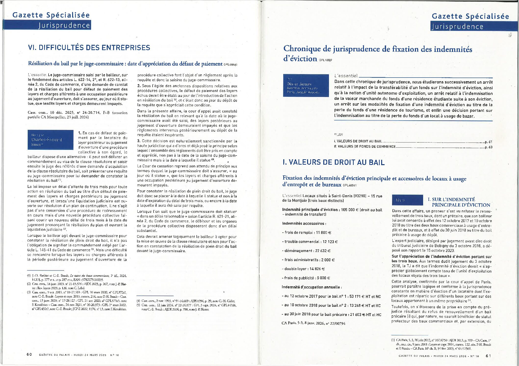 Article Gaz. Pal. mars 2026